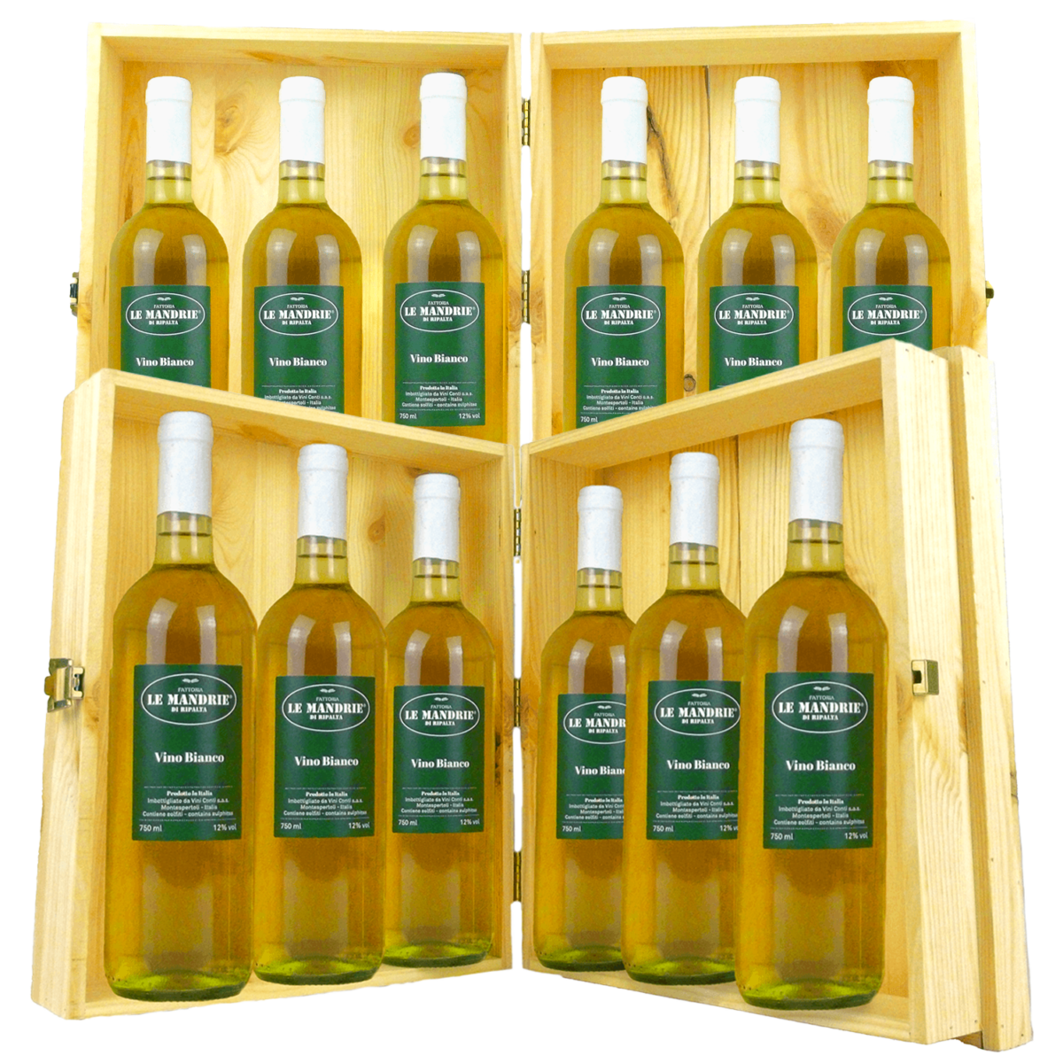 WHITE WINE (BOX 12 BOTTLES) Le Mandrie di Ripalta