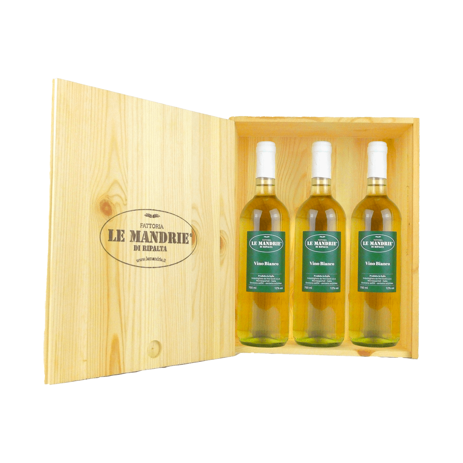 WHITE WINE (BOX 3 BOTTLES) Le Mandrie di Ripalta